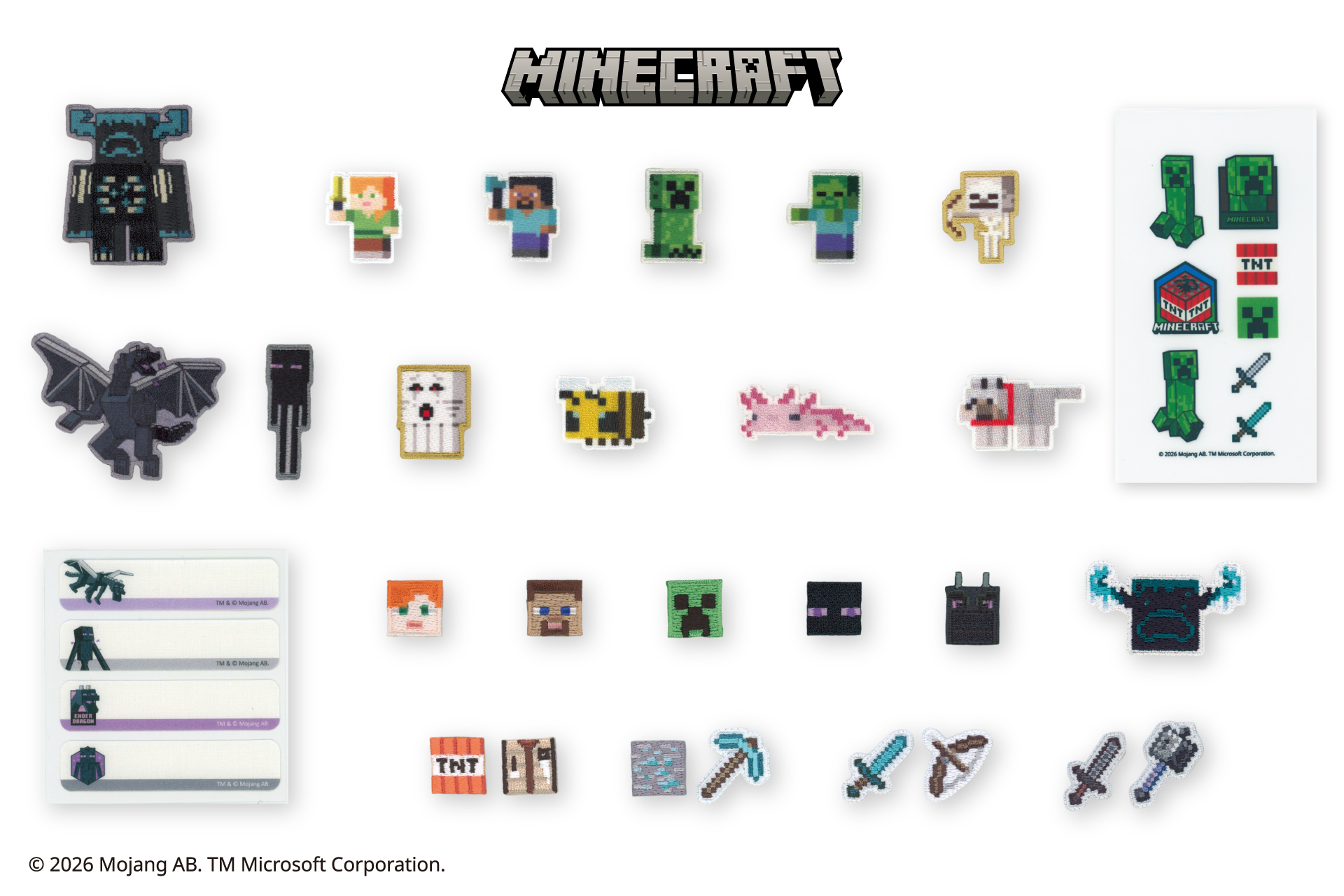 MINECEAFT新作ワッペン